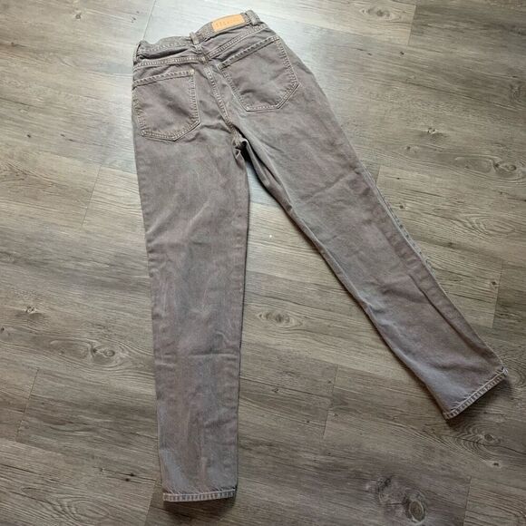 PacSun Dad Jean Brown Retro 24” Straight Leg High Rise - Picture 5 of 9